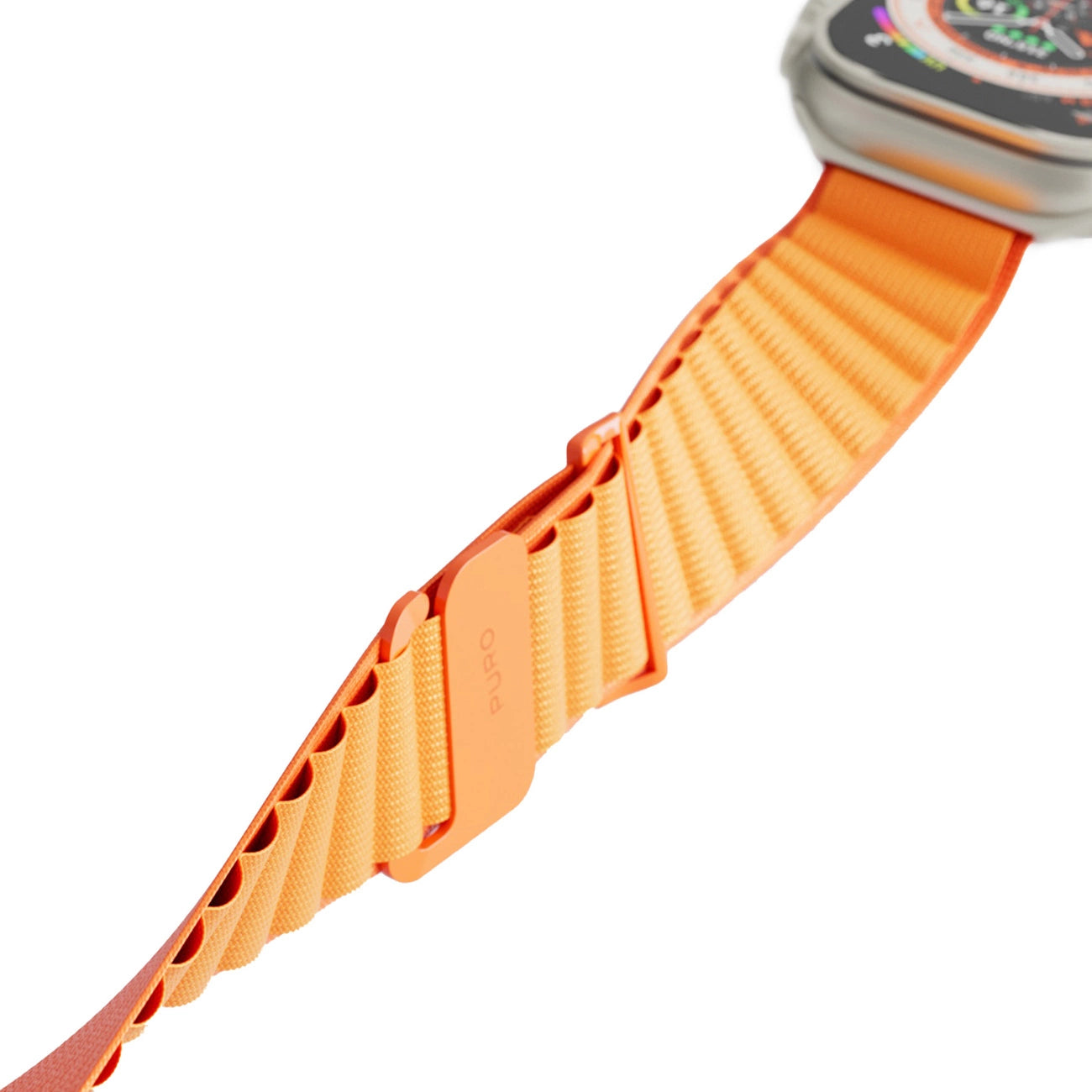Puro Extreme Nylon Strap for Apple Watch 42 / 44 / 45 / 49 mm - Orange_2