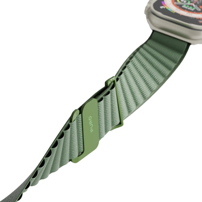 Puro Extreme Nylon Strap for Apple Watch 42 / 44 / 45 / 49 mm - Dark Green_3