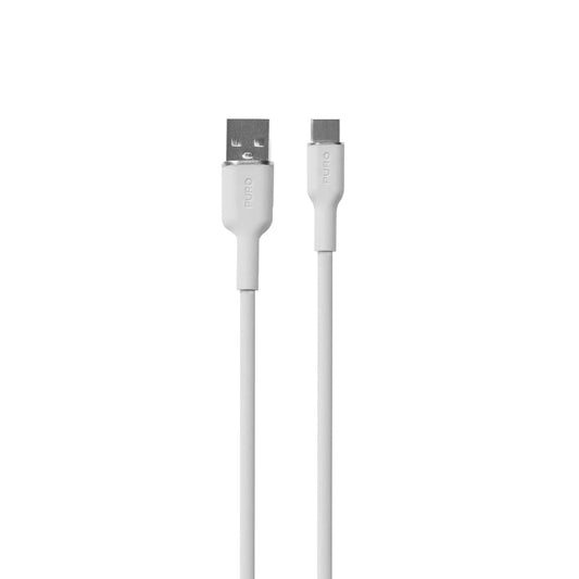 Puro Soft USB-A - USB-C Cable 1.5m - White_0