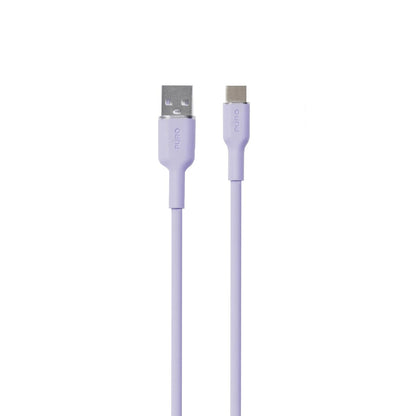 Puro Soft USB-A - USB-C Cable 1.5m - Purple_0