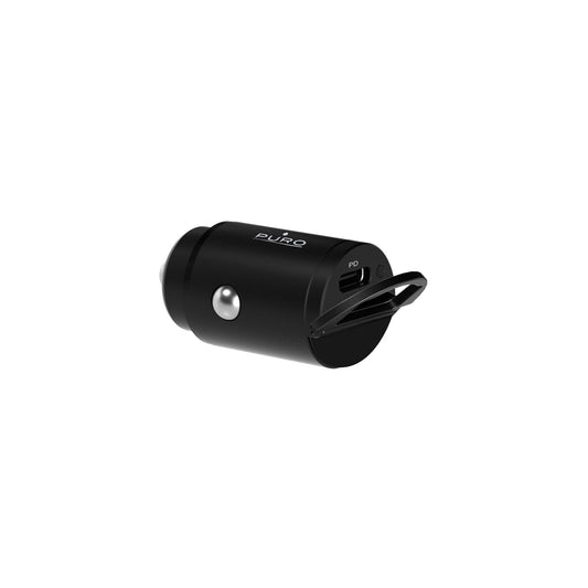 Puro Mini 20W USB-C Car Charger - Black_0