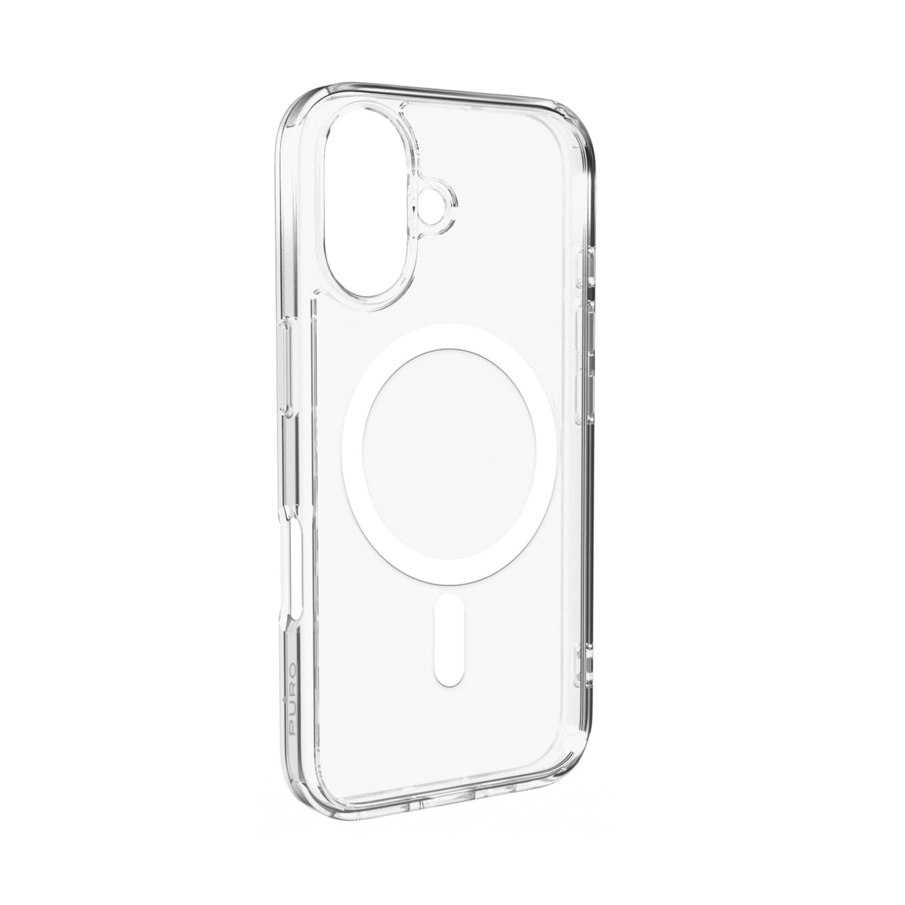 Puro Lite Mag MagSafe Silicone Case for iPhone 16 Plus - Transparent_0