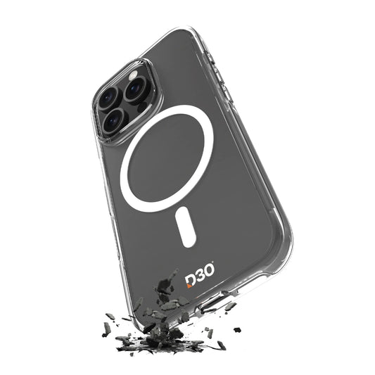 Puro Impact Clear D3O MagSafe Silicone Case for iPhone 16 Plus - Transparent_0