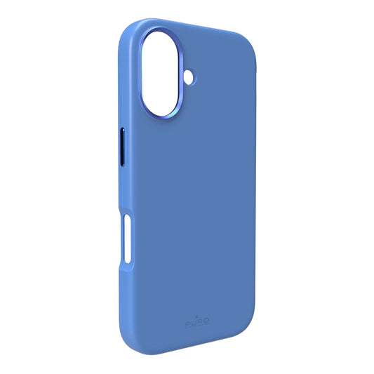 Puro Icon Mag Pro MagSafe Silicone Case for iPhone 16 - Blue_0