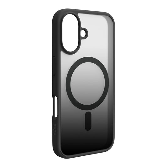 Puro Gradient MagSafe Silicone Case for iPhone 16 - Black_0