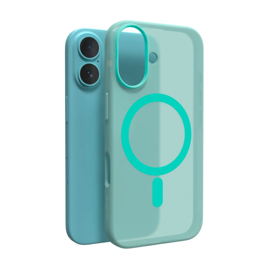 Puro Daylight MagSafe Silicone Case for iPhone 16 - Green_0
