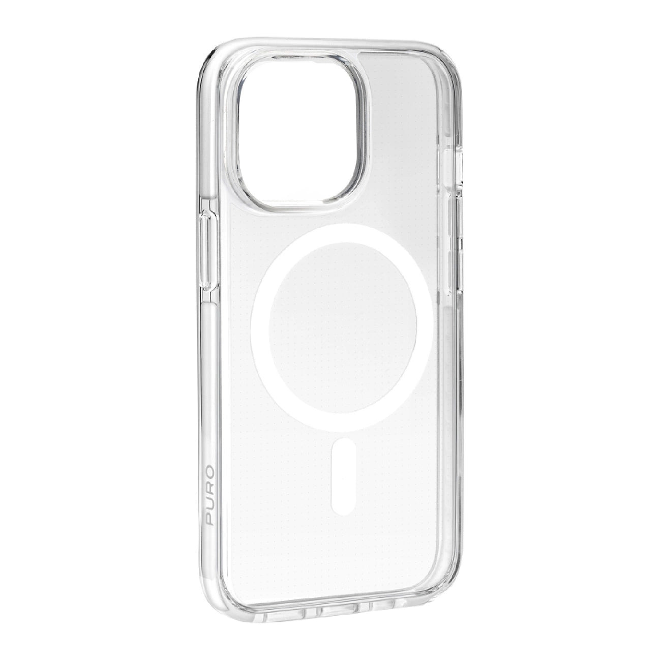 Puro Lite Mag Pro MagSafe Silicone Case for iPhone 15 Pro Max - Transparent_0