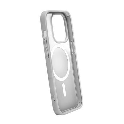 Puro Gradient MagSafe Silicone Case for iPhone 15 Pro Max - Silver_2