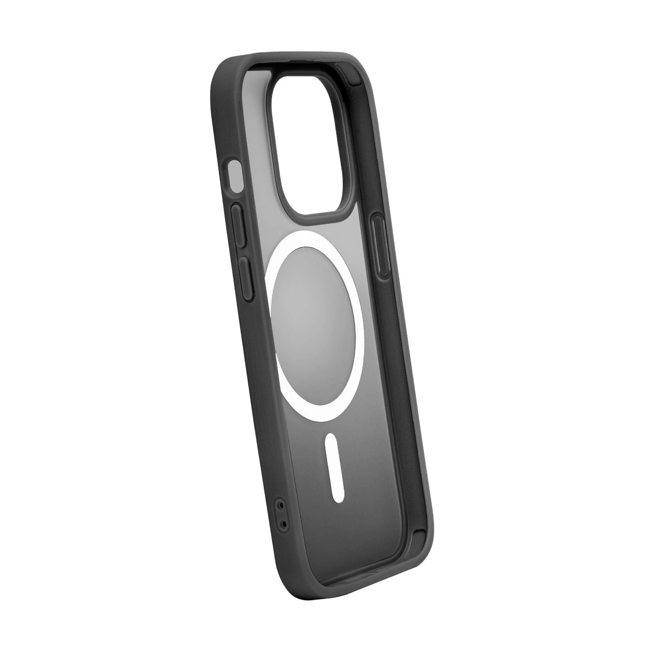 Puro Gradient MagSafe Silicone Case for iPhone 15 Pro Max - Black_1