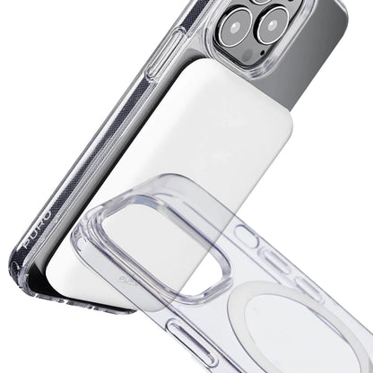 Puro Lite Mag MagSafe Silicone Case for iPhone 14 Pro - Transparent_4