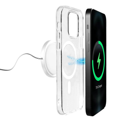 Puro Lite Mag MagSafe Silicone Case for iPhone 14 / 13 - Transparent_2
