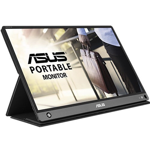 Monitor Portátil Asus ZenScreen Go MB16AHP 15.6"/ Full HD/ Multimedia/ Plata y Negro_0