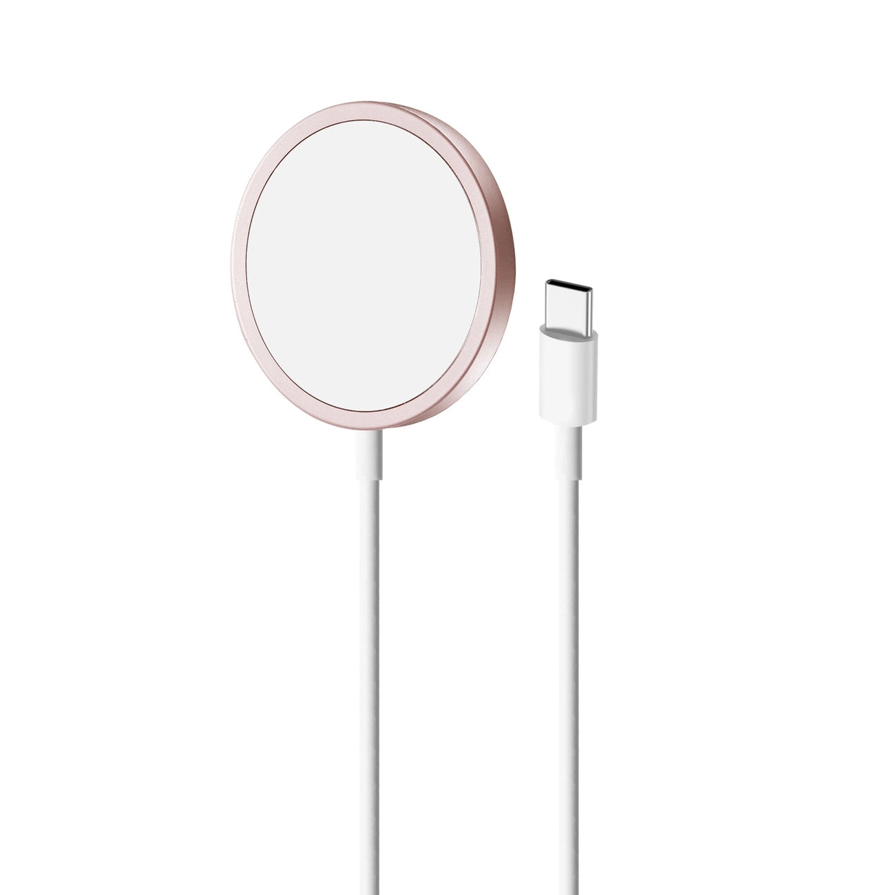 Puro Magnetic Wireless Induction Charging Station USB-C, MagSafe compatible, 1m, pink_0