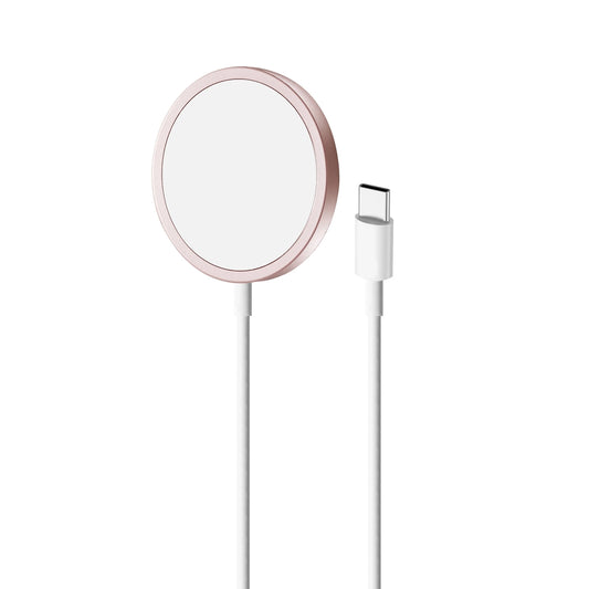 Puro Magnetic Wireless Induction Charging Station USB-C, MagSafe compatible, 1m, pink_0