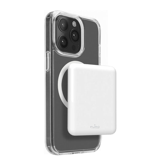 Puro Power Mag 5000mAh Powerbank with MagSafe USB-C - White_0