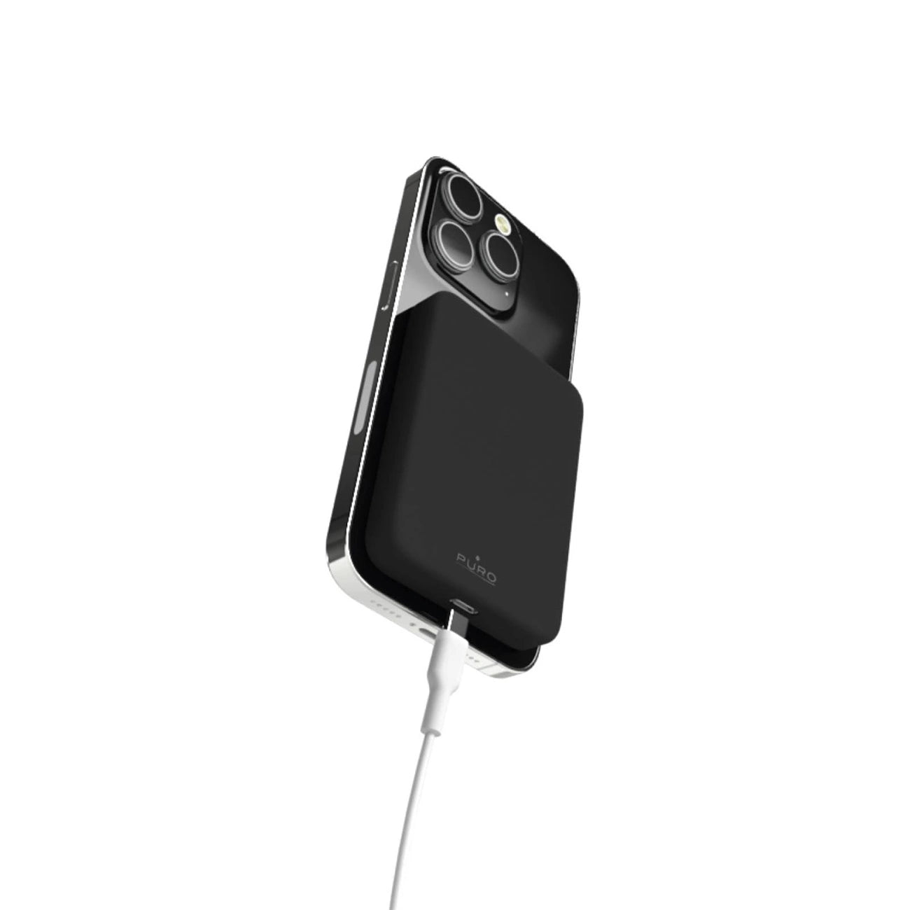 Puro Mini Power Mag 4200mAh Power Bank with MagSafe USB-C - Black_1