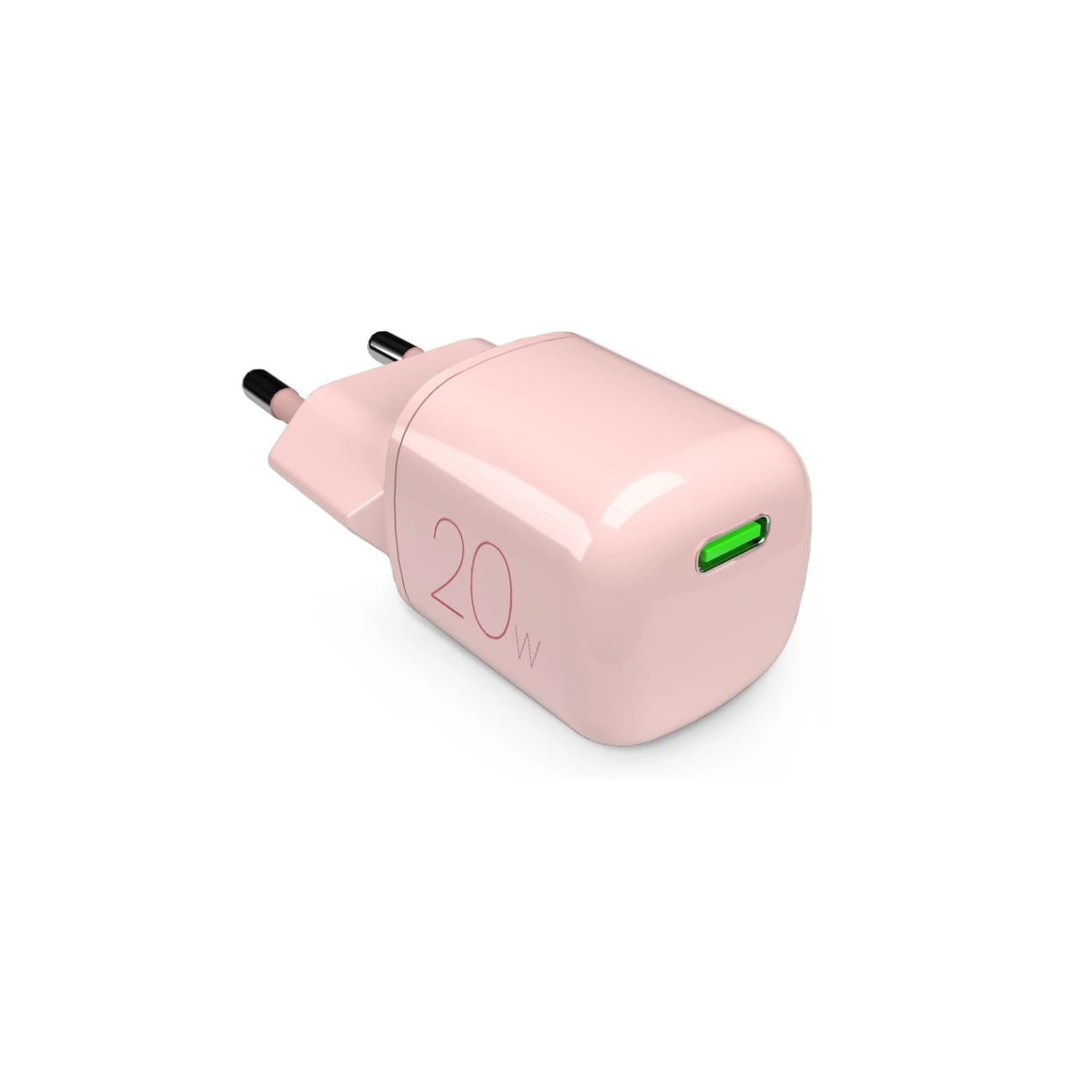 Puro 20W GaN USB-C Wall Charger - Pink_0
