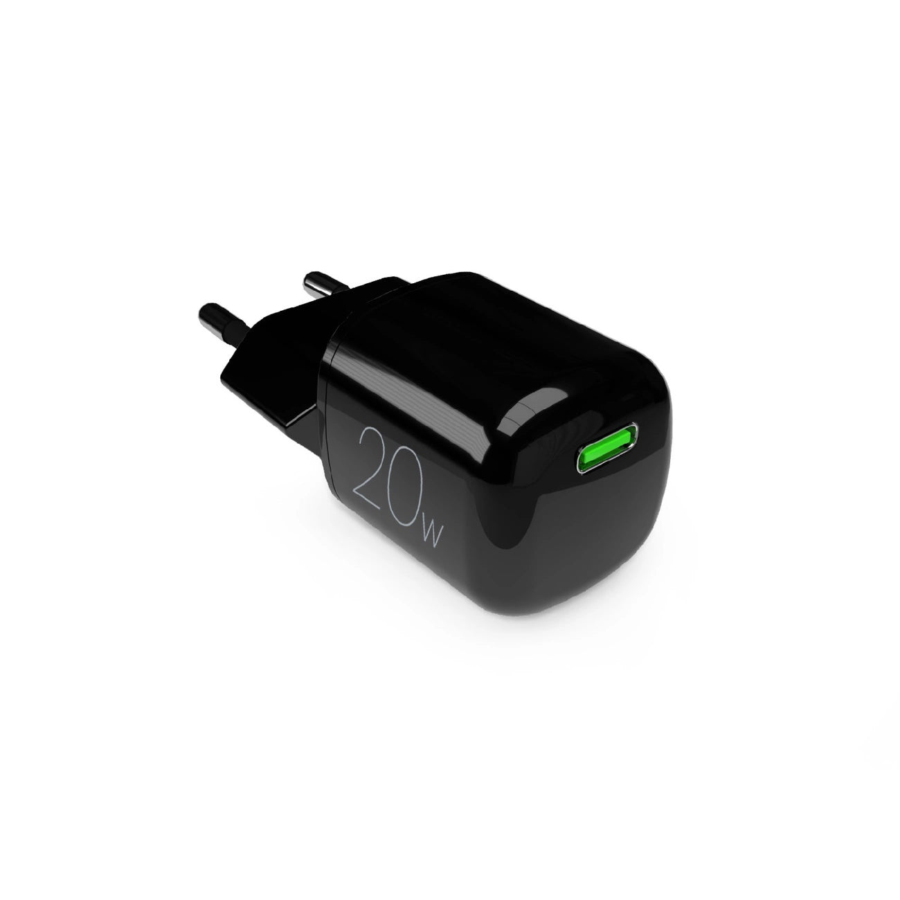 Puro 20W GaN USB-C Wall Charger - Black_0