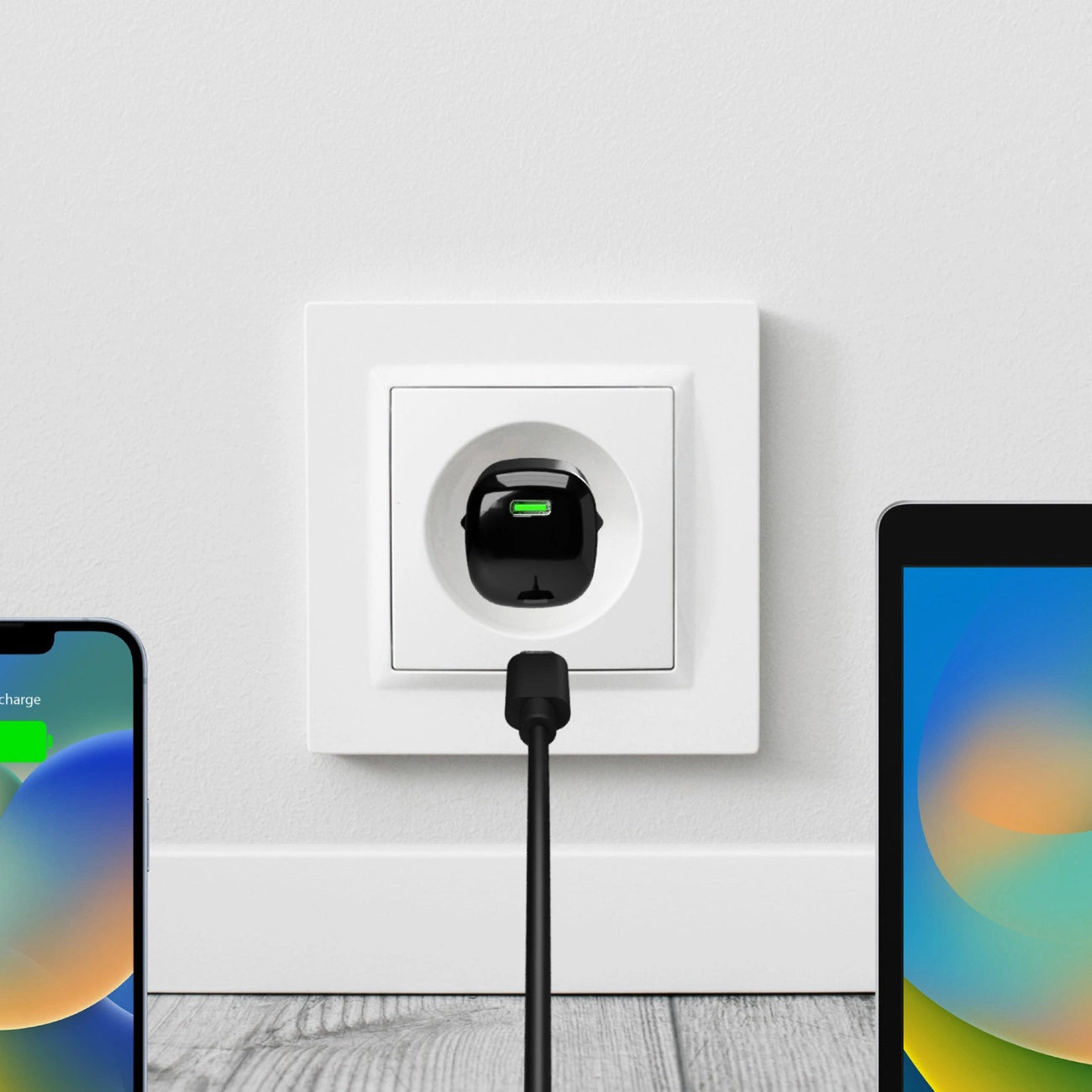 Puro 20W GaN USB-C Wall Charger - Black_1