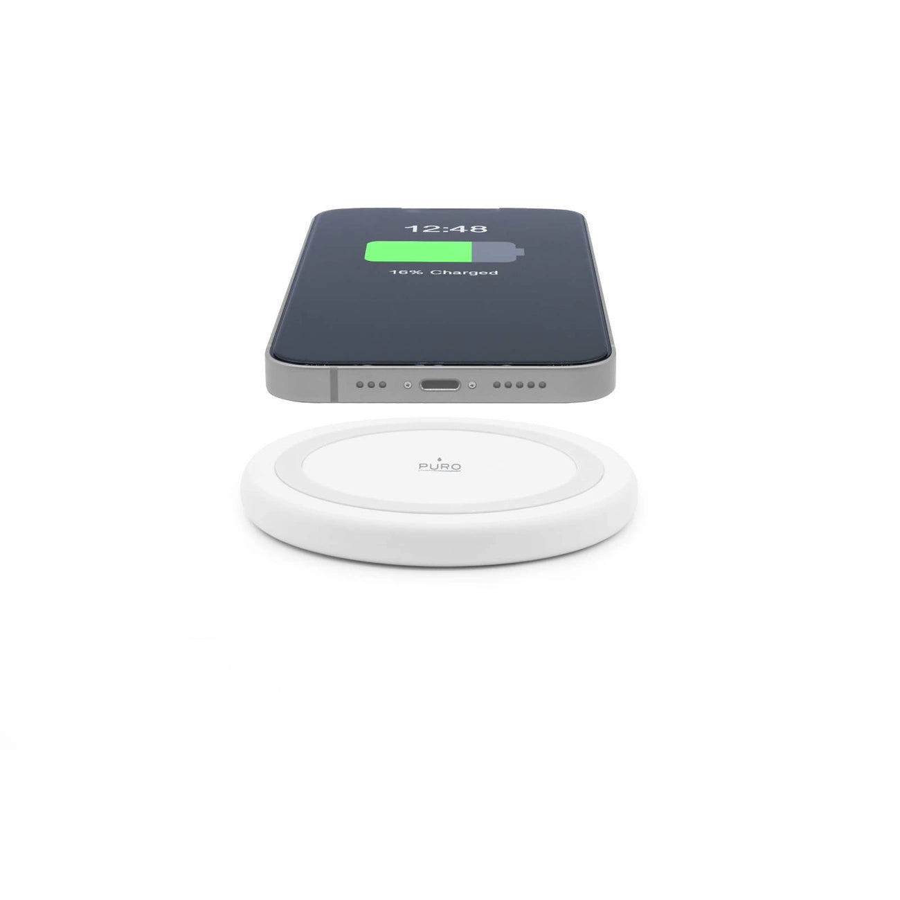 Puro Wireless Charger for Android, iPhone - White_0