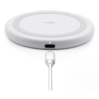 Puro Wireless Charger for Android, iPhone - White_1