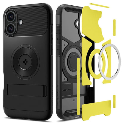 Spigen Slim Armor MagSafe iPhone 16 Case - Black_0