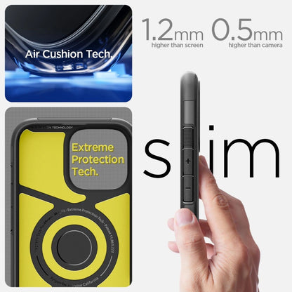 Spigen Slim Armor MagSafe iPhone 16 Case - Black_10
