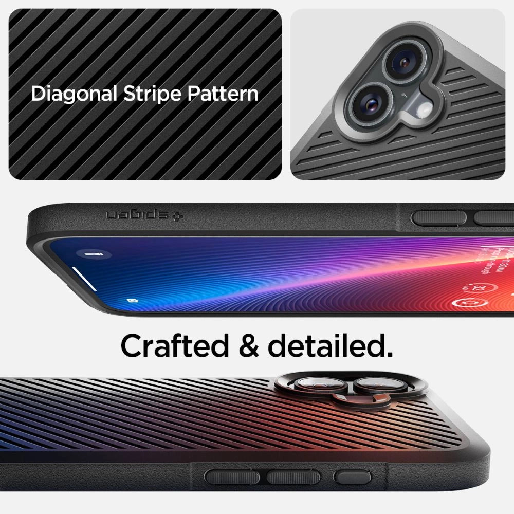 Spigen Core Armor iPhone 16 Case - Matte Black_6
