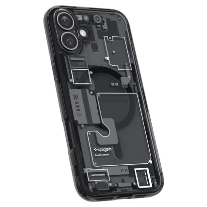 Spigen Ultra Hybrid MagSafe Zero One for iPhone 16 - Dark Gray_5