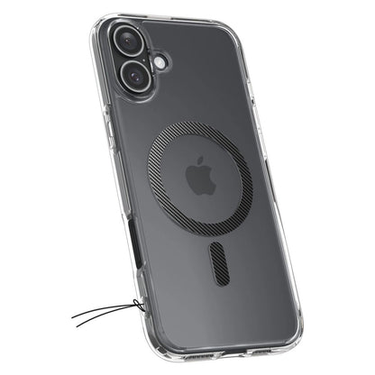 Spigen Ultra Hybrid MagSafe Carbon Fiber for iPhone 16 - Dark Gray_2