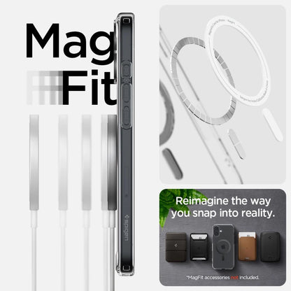 Spigen Ultra Hybrid MagSafe Carbon Fiber for iPhone 16 - Dark Gray_8