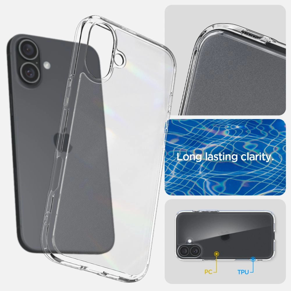 Spigen Ultra Hybrid for iPhone 16 - Clear_10