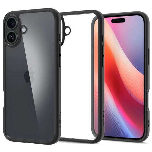 Spigen Ultra Hybrid iPhone 16 Case - Matte Black_0