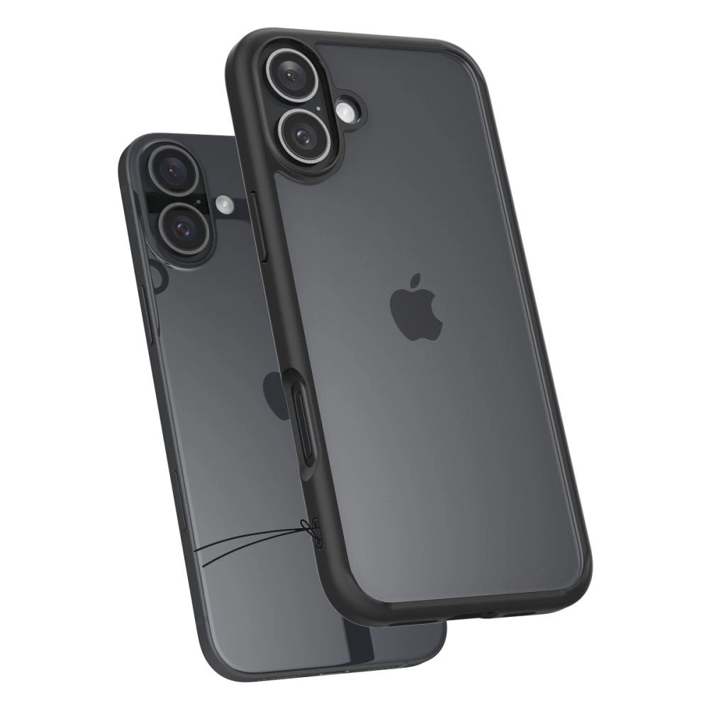 Spigen Ultra Hybrid iPhone 16 Case - Matte Black_5