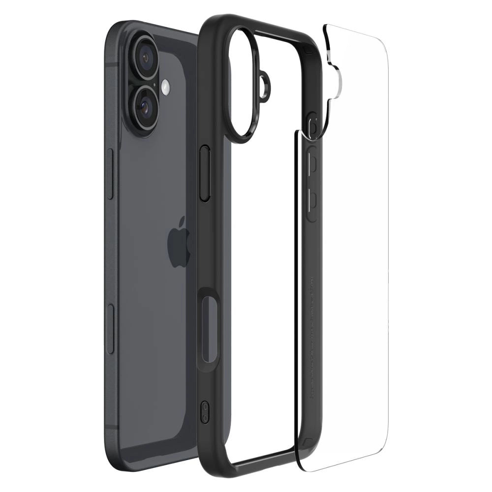 Spigen Ultra Hybrid iPhone 16 Case - Matte Black_7