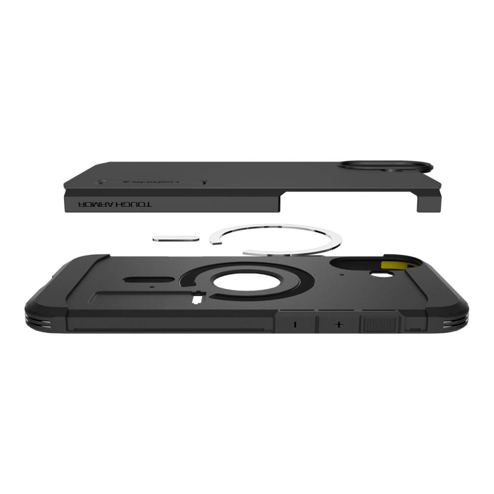 Spigen Tough Armor MagSafe case with stand for iPhone 16 - black_8