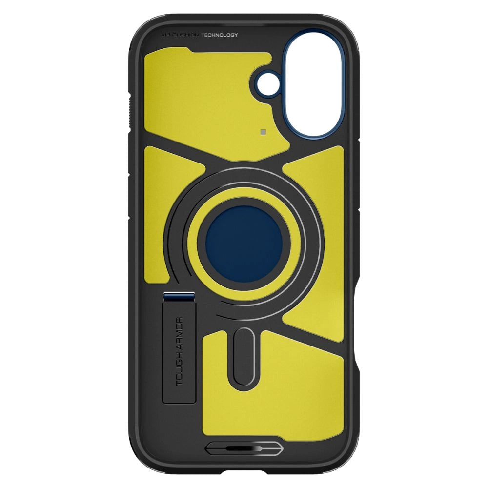Spigen Tough Armor MagSafe case with stand for iPhone 16 - blue_4