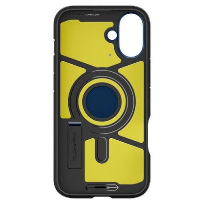 Spigen Tough Armor MagSafe case with stand for iPhone 16 - blue_4
