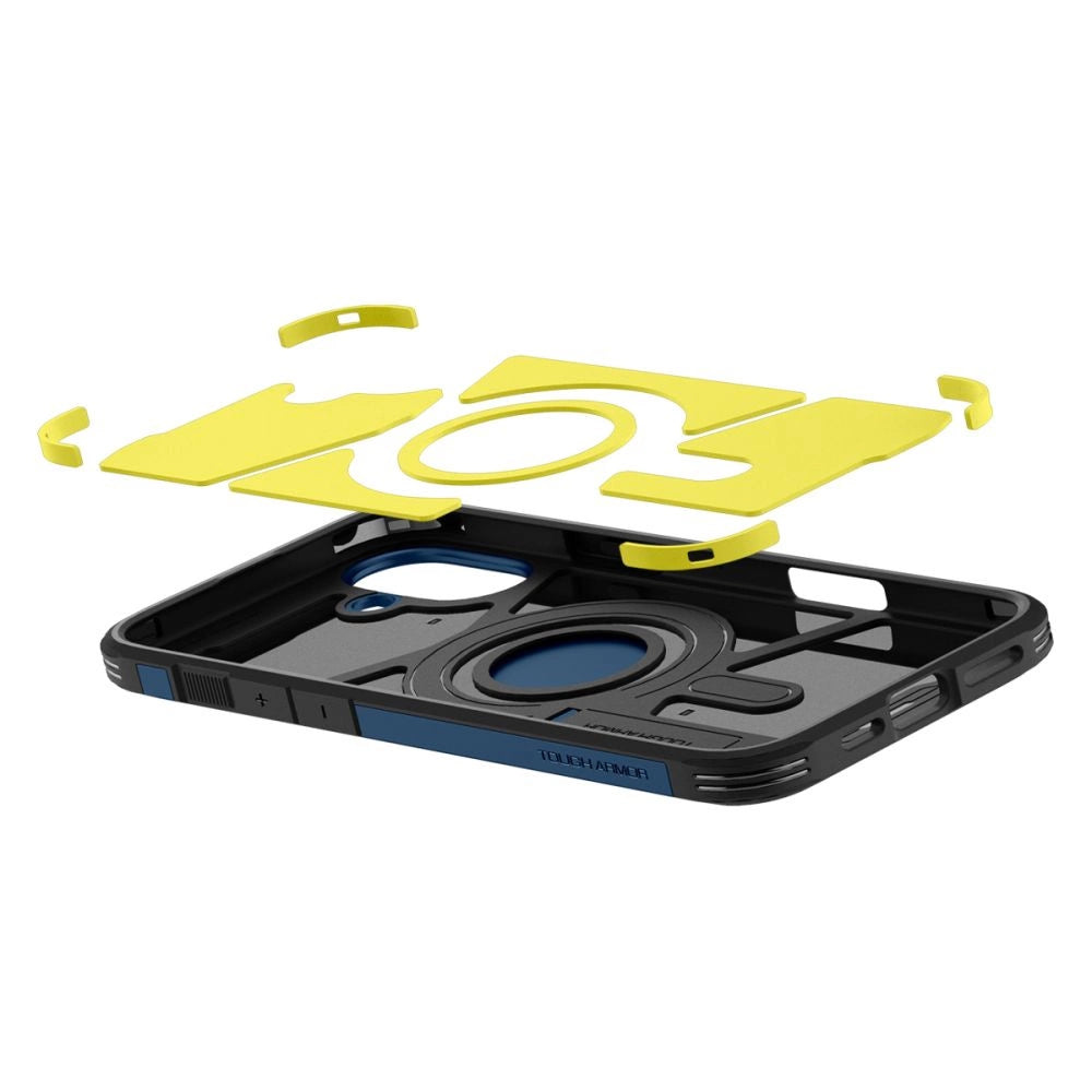 Spigen Tough Armor MagSafe case with stand for iPhone 16 - blue_7