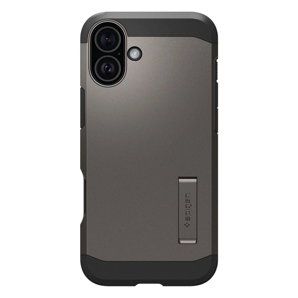 Spigen Tough Armor MagSafe case with stand for iPhone 16 - gunmetal_2