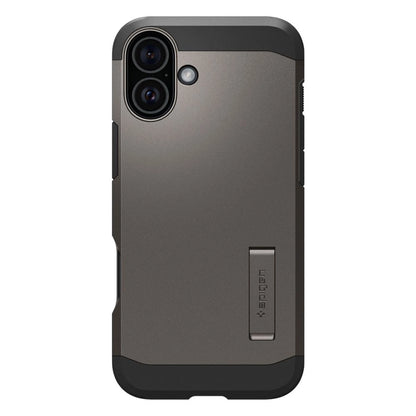 Spigen Tough Armor MagSafe case with stand for iPhone 16 - gunmetal_2