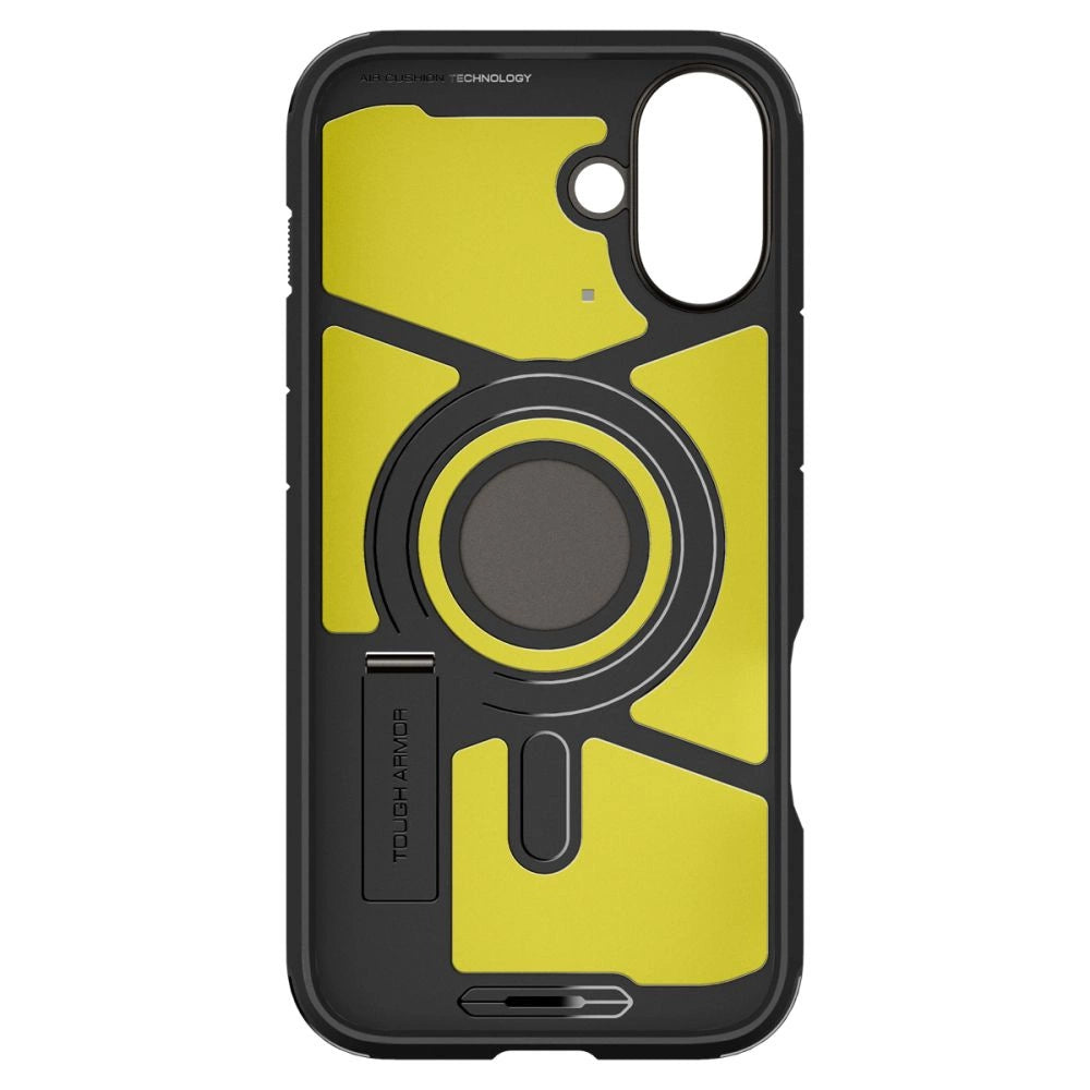 Spigen Tough Armor MagSafe case with stand for iPhone 16 - gunmetal_4