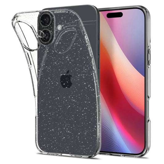 Spigen Liquid Crystal iPhone 16 Case - Clear Glitter_0