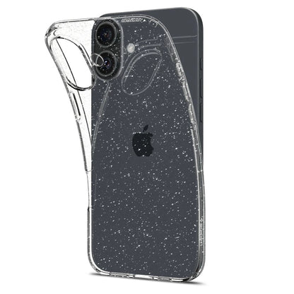 Spigen Liquid Crystal iPhone 16 Case - Clear Glitter_2