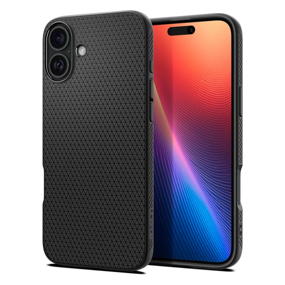 Spigen Liquid Air iPhone 16 Case - Black_0