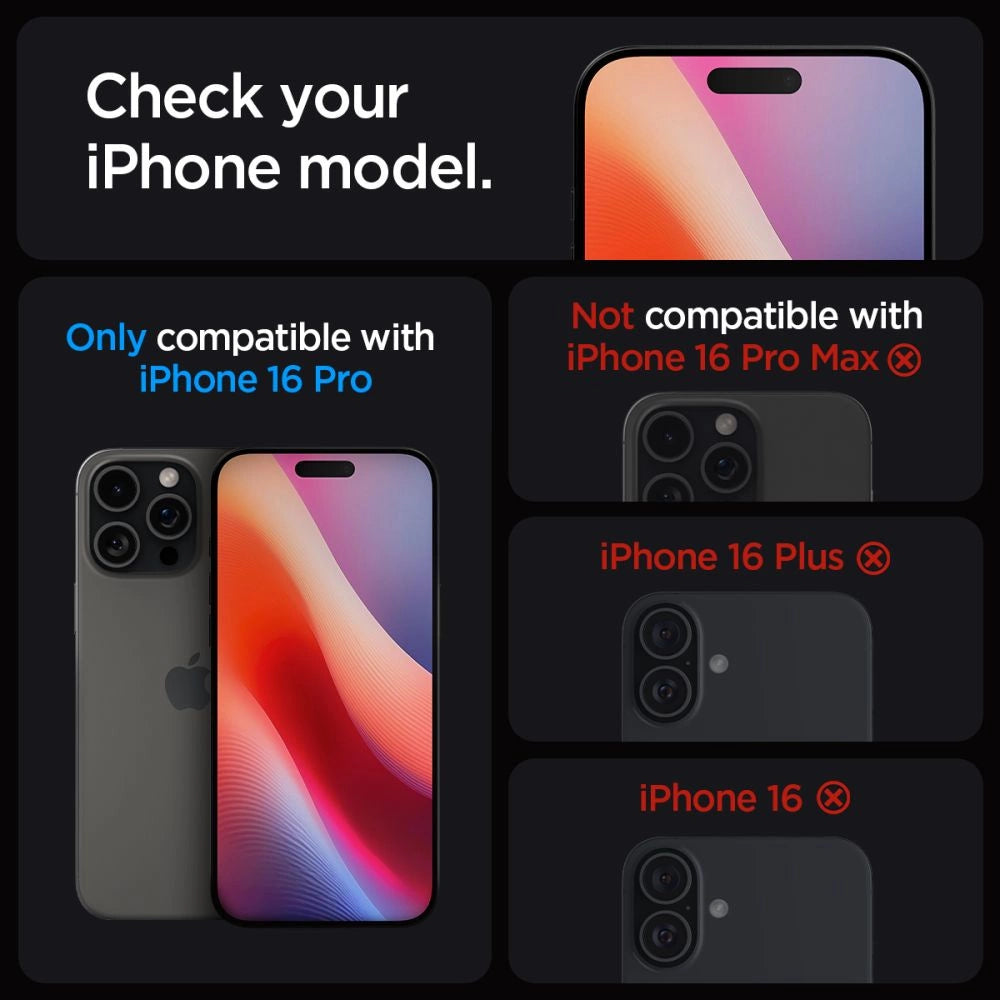 Spigen Glas.tR EZ Fit tempered glass for iPhone 16 Pro - 2 pcs._8