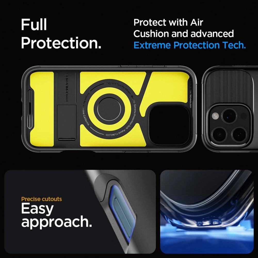 Spigen Slim Armor MagSafe iPhone 16 Pro Case - Black_10