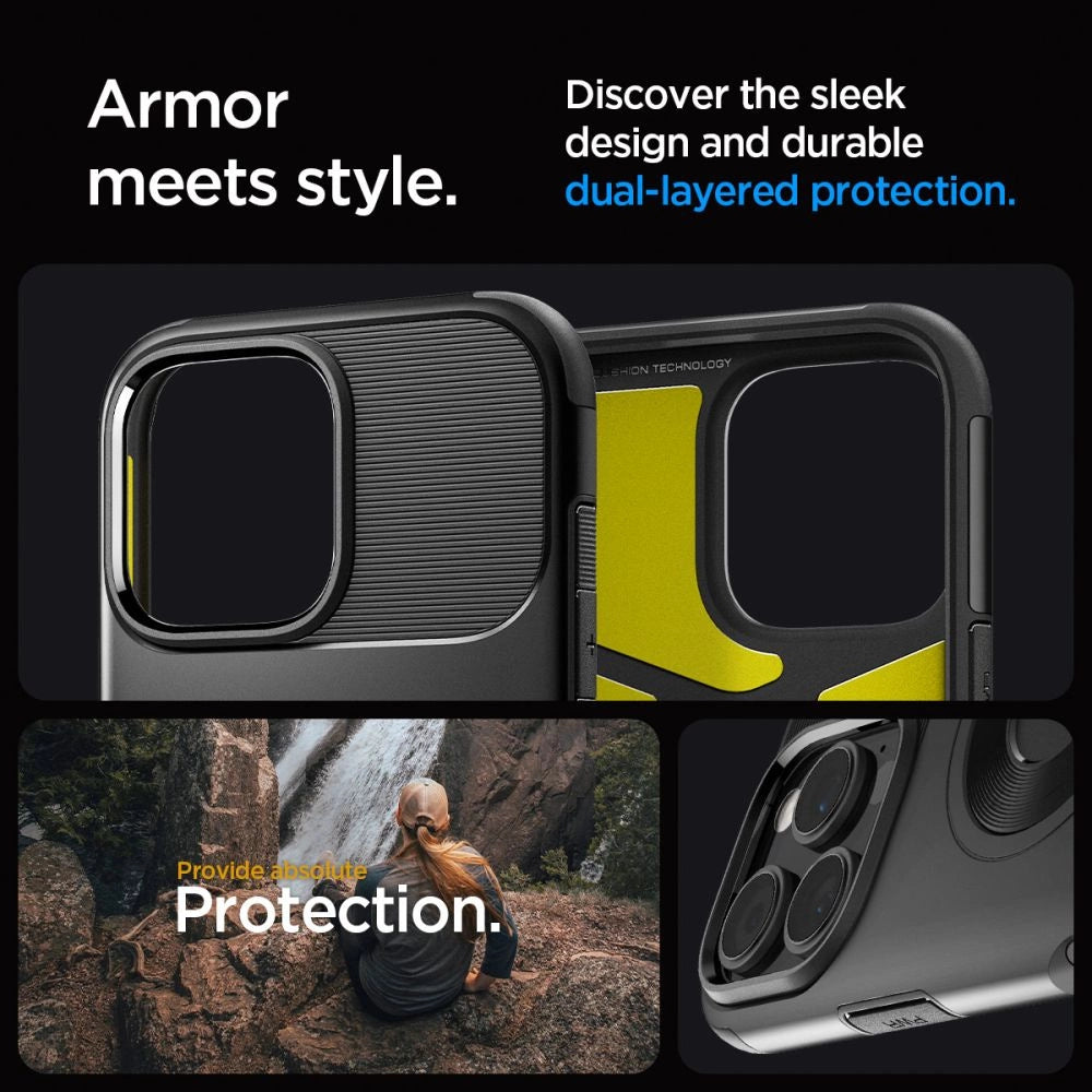 Spigen Slim Armor MagSafe iPhone 16 Pro Case - Black_7