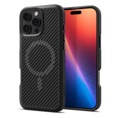 Spigen Core Armor Mag Case with MagSafe for iPhone 16 Pro - Matte Black_0
