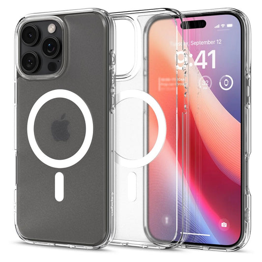 Spigen Ultra Hybrid Mag Case with MagSafe for iPhone 16 Pro - Clear_0